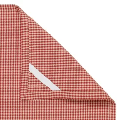 3 torchons campagne rouges en coton