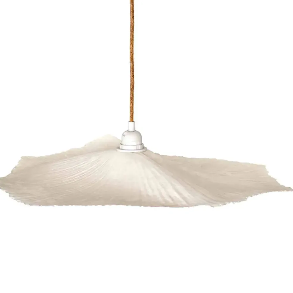 Abat-jour blanc beige d60cm - Louise