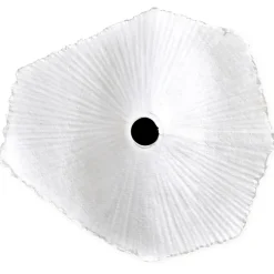 Abat-jour blanc beige d44cm - Louise