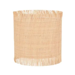 Abat-jour cylindre en raphia naturel d20cm