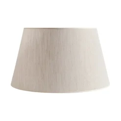 Abat-jour en lin et polyester D34cm