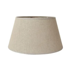 Abat-jour jute en lin D20cm