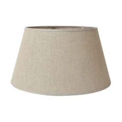 Abat-jour jute en lin D34cm