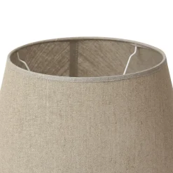 Abat-jour jute en lin D34cm