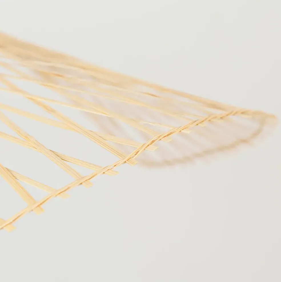 Abat-jour non électrifié en bambou d65cm naturel - Libellule