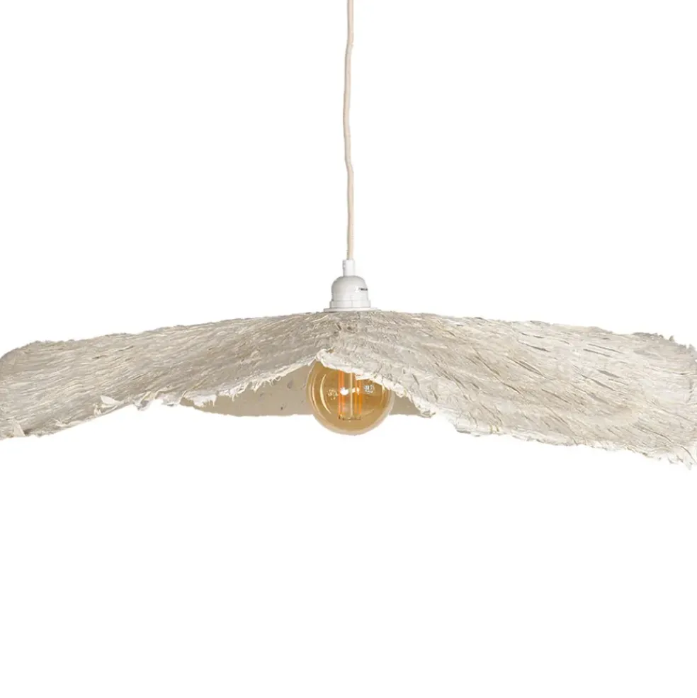 Abat-jour pour suspension blanc non électrifié d78cm - Louisette