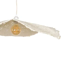 Abat-jour pour suspension blanc non électrifié d78cm - Louisette