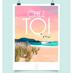 Affiche chez toi 42x59.4cm