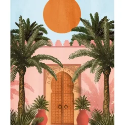 Affiche palmiers 30x40cm