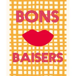 Affiche "Bons baisers" 30x40cm