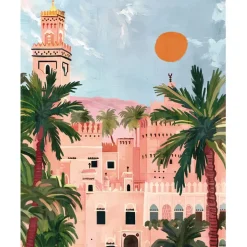 Affiche village 30x40cm