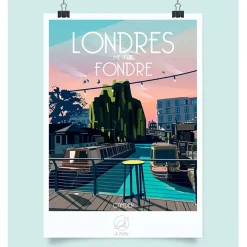 Affiche ville Londres 42x59.4cm