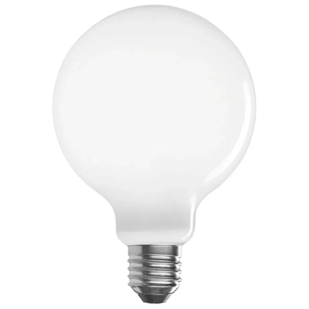 Ampoule led filament opaline globe - 9 w. 1000 lm. e27. g95.