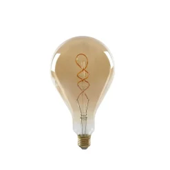 Ampoule spiral poire xl ambree