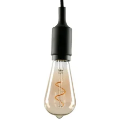 Ampoule spirale poire ambree