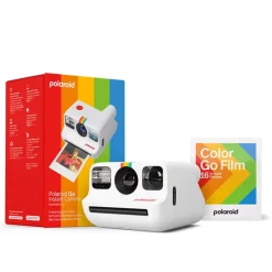 Appareil photo Polaroid Go Génération 2 blanc avec film couleur
