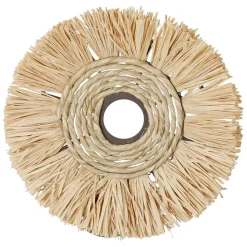 Applique non electrique en raphia d25cm naturel - cuzco