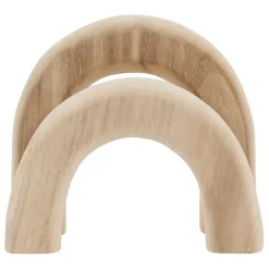 Arc en bois x2 naturel à poser - flotille