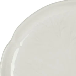 Assiette à dessert chou en grès blanc d21cm