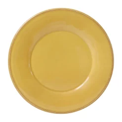 Assiette à dessert en faïence moutarde d23.5cm - constance