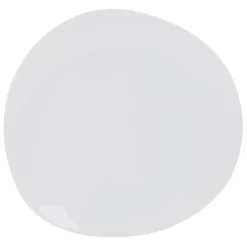 Assiette à dessert en porcelaine blanc d22cm - Galet
