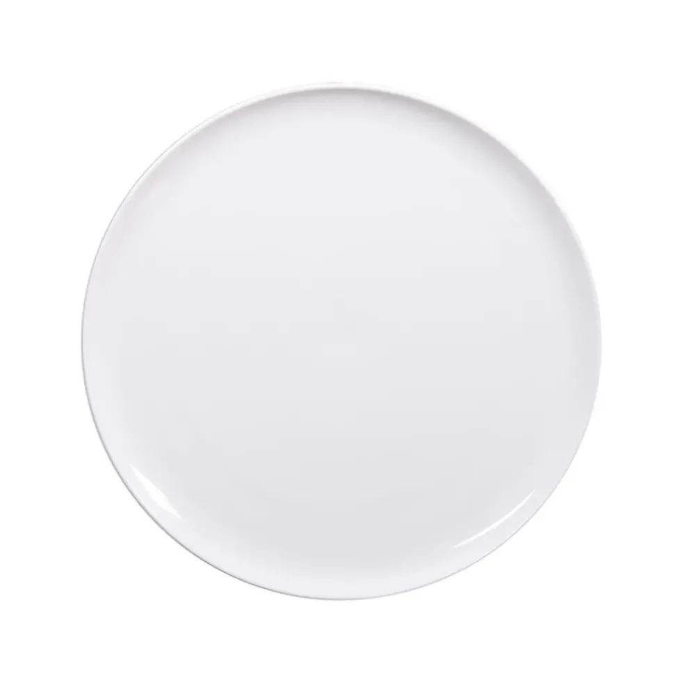 Assiette à dessert en porcelaine blanc d21.5cm - selena