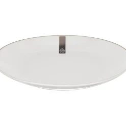 Assiette à dessert en porcelaine lisere doré d20cm