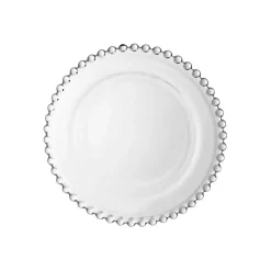 Assiette à pain en verre d16cm - perloa