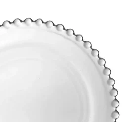 Assiette à pain en verre d16cm - perloa