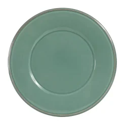 Assiette a dessert en faïence sauge d23.5cm - constance