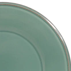 Assiette a dessert en faïence sauge d23.5cm - constance
