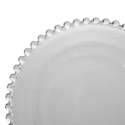 Assiette a dessert en verre d20cm - perloa