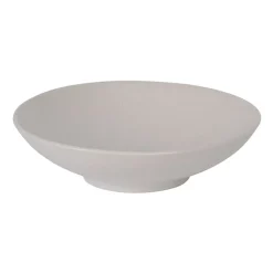 Assiette calotte en grès crème d19cm - vesuvio