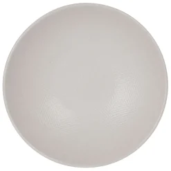Assiette calotte en grès crème d19cm - vesuvio