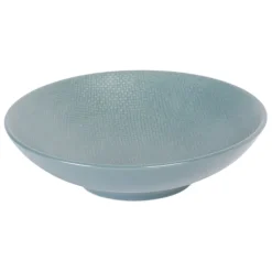 Assiette calotte en gres bleu d25cm - vesuvio