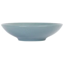 Assiette calotte en gres bleu d25cm - vesuvio