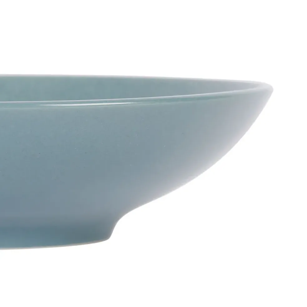 Assiette calotte en gres bleu d25cm - vesuvio