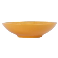Assiette calotte en gres safran d19cm - vesuvio