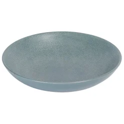 Assiette calotte en gres bleu d19cm - vesuvio