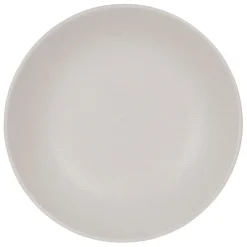 Assiette calotte en grès blanc d25cm - Vesuvio
