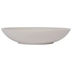 Assiette calotte en grès blanc d25cm - Vesuvio