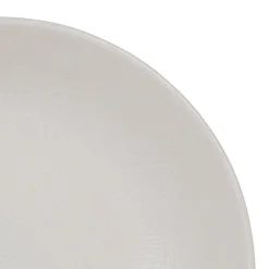 Assiette calotte en grès blanc d25cm - Vesuvio