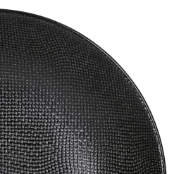 Assiette calotte en grès noir d25cm - Vesuvio