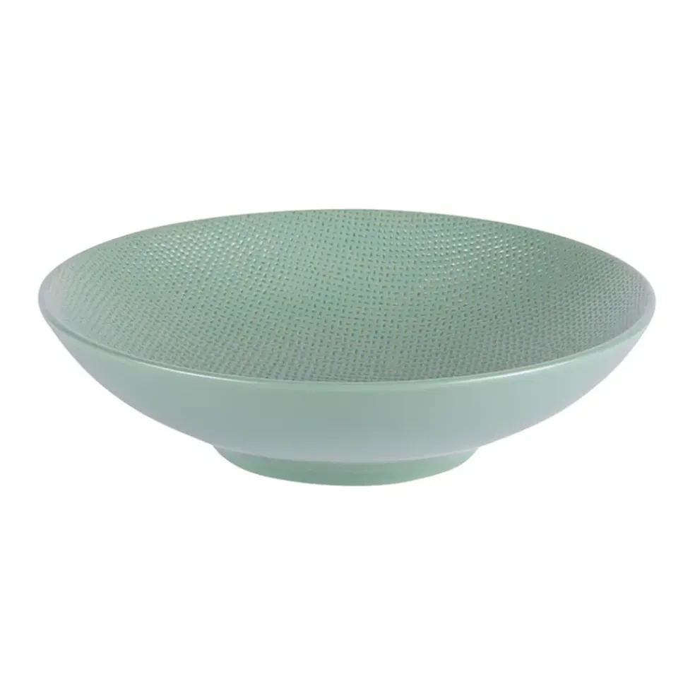 Assiette calotte en grès sauge d19cm - Vesuvio
