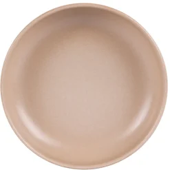 Assiette calotte en grès sable d22cm - uno