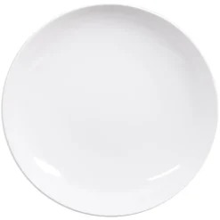 Assiette calotte en porcelaine blanc d21.5cm - selena