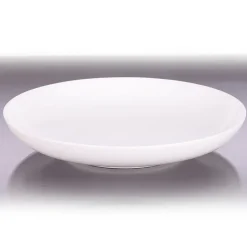 Assiette calotte en porcelaine blanc d21.5cm - selena