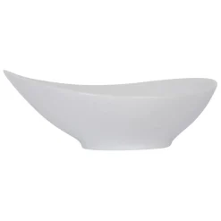 Assiette calotte en porcelaine blanc d19cm - Galet