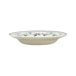 Assiette creuse en faïence bleu ancien d23cm - faustine