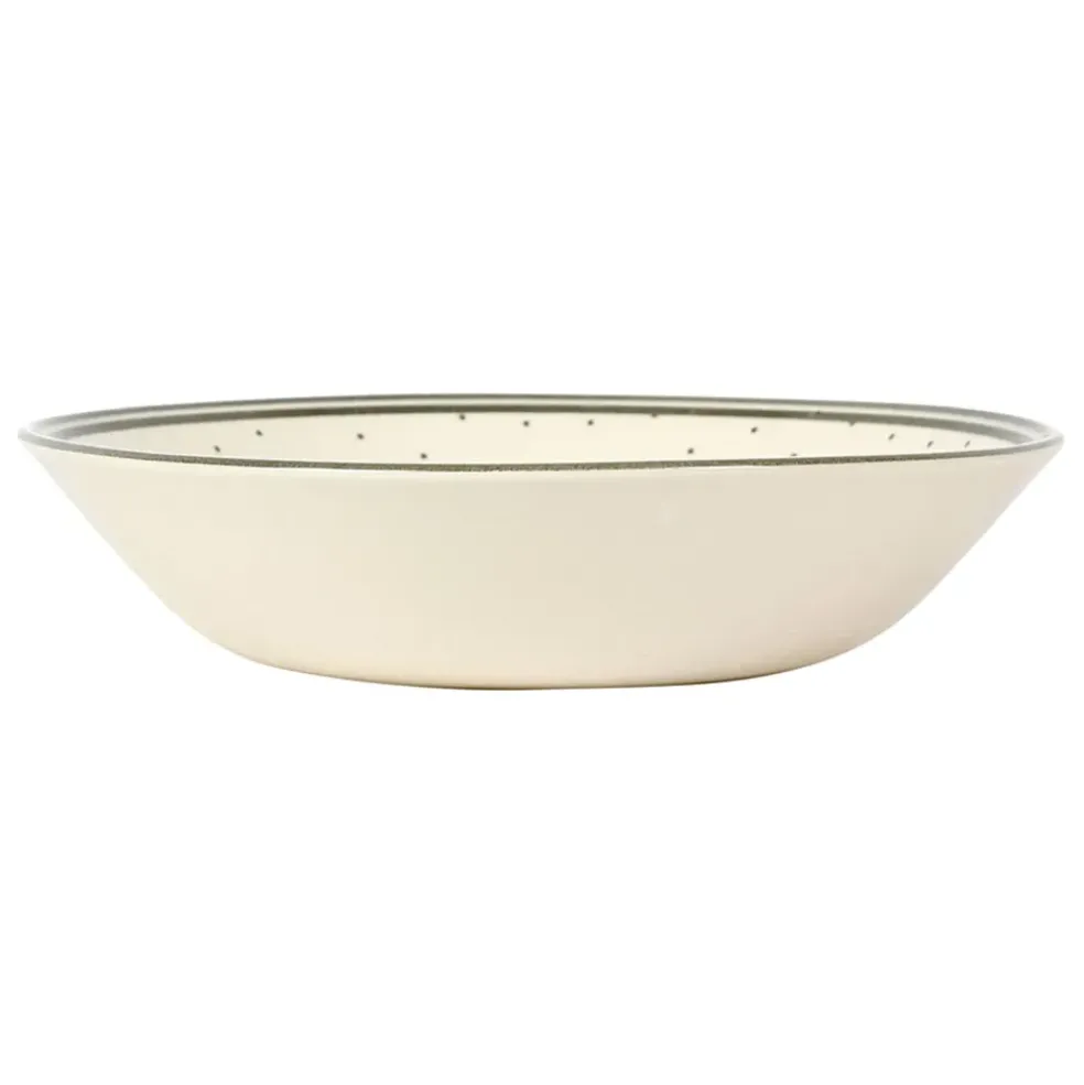 Assiette creuse en faïence sauge d20cm - josephine